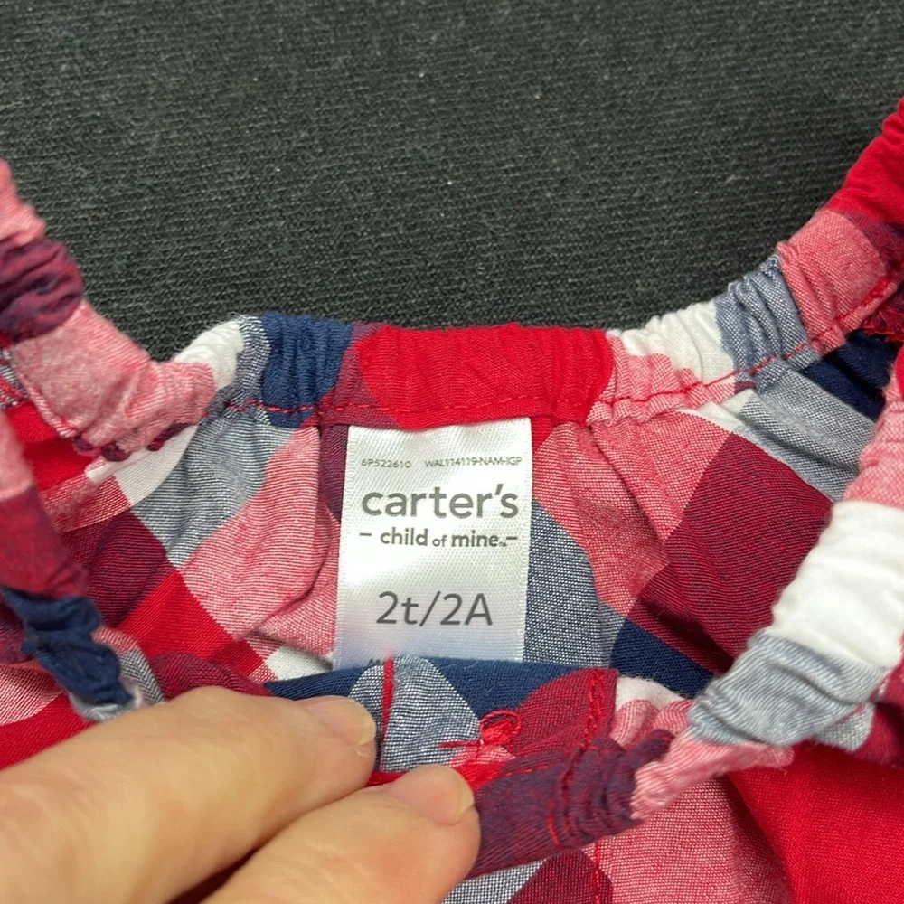 Carter’s child of mine red, white and blue size 2T top. New!